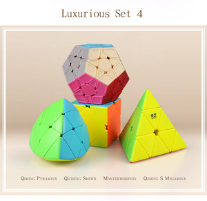 Cubo Mágico Qiyi Mastermorphix Triangle XieZhuan Megamin sin Adhesivos, Juego de Cubos de Velocidad, Embalaje de Regalo, Juguetes Educativos para Niños - Product Image 6