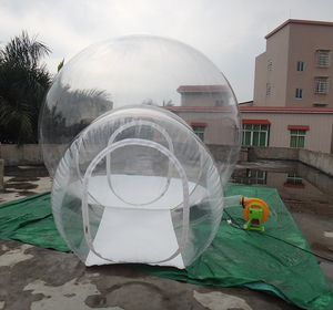 Tienda inflable transparente y blanca de PVC, carpa de burbujas - Product Image 3
