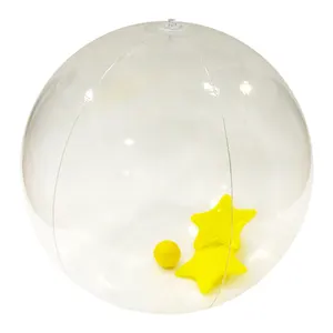 wholesale transparent beach ball inflatable crystal clear beach ball