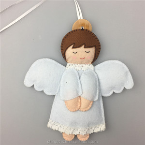 Decorazioni Natalizie <span class=keywords><strong>in</strong></span> Tessuto, Bambola Vintage Shabby Chic, Elfo di <span class=keywords><strong>Feltro</strong></span>, Angelo Natalizio <span class=keywords><strong>in</strong></span> Stoffa - Product Image 6