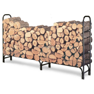 Firewood Rack Wood Storage Holder Heavy Duty Outdoor Steel Log Carrier Fireplace