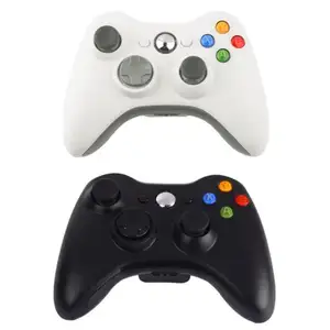 Xbox 360 için en çok satan denetleyici kablosuz oyun kontrolörü Joystick uzaktan kablosuz siyah/beyaz