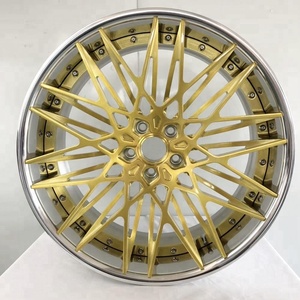 Pengzhen ล้อรถโดยสารสีทองขัดเงาแบบหลายก้าน5X112 5X120สำหรับ BMW E36 46 <span class=keywords><strong>60</strong></span> 90 34 39 92 - Product Image 3