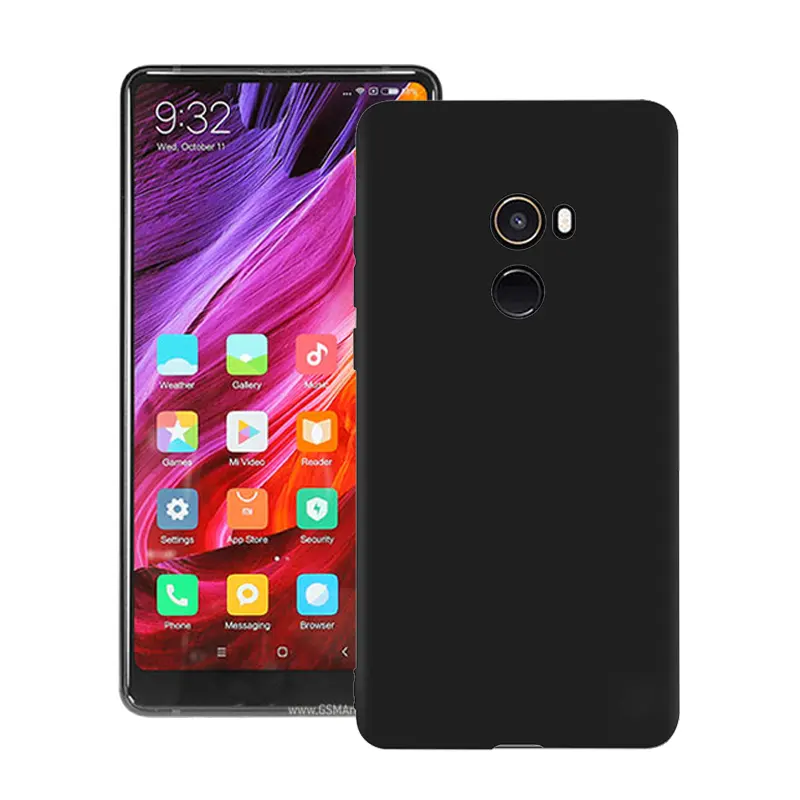 Matte Soft Tpu Back Cover Phone Case For Xiaomi Mi Mix 2