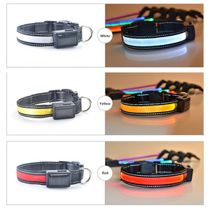 2018 hot sale quality USB and solar charging ways led <span class=keywords><strong>dog</strong></span> collar - Product Image 2
