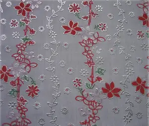 The Best Selling 100% Cotton Voile Hoop French Border Lace Yarn Dye Eyelet Embroidery Fabric