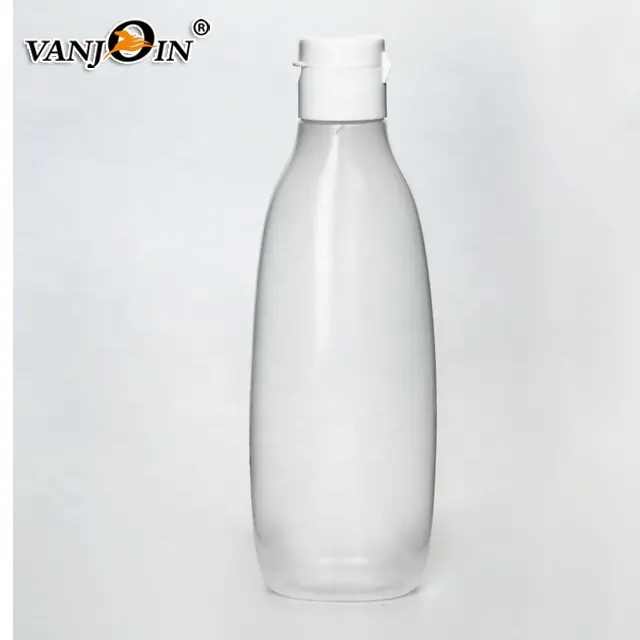 750ml HDPE LDPE plastik EVOH yüksek bariyer çeşni sosu sıkma şişeler