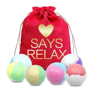 Natural Vegana y Bombas de Baño Orgánicas Orgánicas Juego de Regalo 6 Bombas de Baño Surtidas - Product Image 5