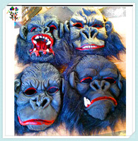 Masques de gorille en caoutchouc de luxe pour fête d'Halloween HPC-0426
