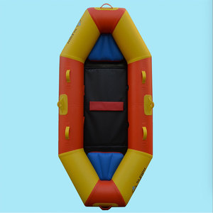 Trineo 2 Persona de cabeza cuadrada de PVC inflable deriva barco