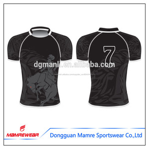 Envío del diseño reversible negro camiseta <span class=keywords><strong>de</strong></span> fútbol <span class=keywords><strong>de</strong></span> <span class=keywords><strong>Rugby</strong></span>, diseño <span class=keywords><strong>de</strong></span> uniformes <span class=keywords><strong>de</strong></span> <span class=keywords><strong>rugby</strong></span> camiseta - Product Image 1
