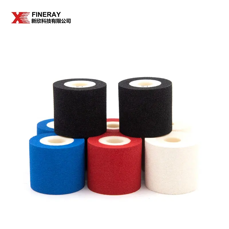 Food Plastic Packing Bags Black Hot Ink Roller XJ XF Model Coding Date Dry-Ink Coding Machine Hot Melt Ink Roll