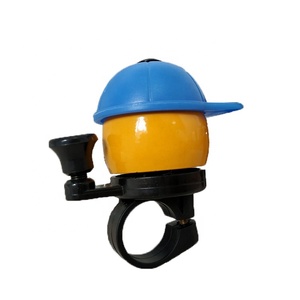 Accessoires de vélo 35mm Enfants nouveauté jaune homme casqué forme vélo cloche vélo cloche - Product Image 4