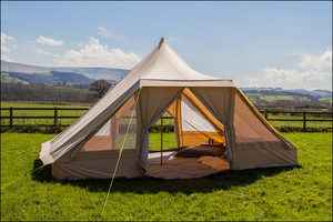 Extérieur Imperméable Beige couleur cloche tente Mongolie <span class=keywords><strong>Yourte</strong></span> <span class=keywords><strong>à</strong></span> <span class=keywords><strong>vendre</strong></span> - Product Image 4
