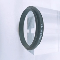 Équipement photographique, accessoires pour appareil photo, anneau adaptateur de filtre d'objectif public vers public en alliage d'aluminium usiné CNC de 49 mm à 52 mm