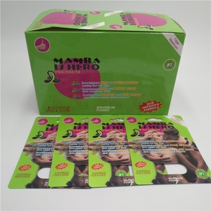 Nam Enhancement Pills Capsule Bao Bì Xanh Mamba / Black Mamba / Mamba 7K Thẻ Giấy Vỉ - Product Image 6