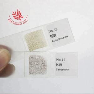 Geografía mineral piedra de moler 30 micrones de espesor preparado diapositivas 24 unidades rock secciones delgadas - Product Image 5