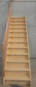 Escalera Recta <span class=keywords><strong>de</strong></span> Esquina Prefabricada <span class=keywords><strong>de</strong></span> <span class=keywords><strong>Madera</strong></span> Sólida, Diseño Moderno, <span class=keywords><strong>Escaleras</strong></span> en Venta - Product Image 2