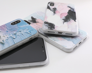 เคสโทรศัพท์ลายหินอ่อนซิลิโคนสำหรับ <span class=keywords><strong>Iphone</strong></span>,ฝาหลังลายกราฟฟิตีหลากสีสำหรับ <span class=keywords><strong>Iphone</strong></span> 7 8 6 6S Plus 3D - Product Image 5