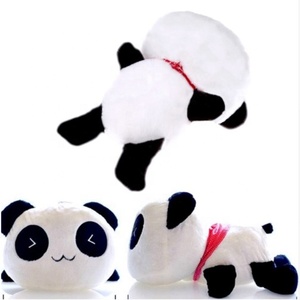 Dropshipping Cartoon Animal Plush Big Head Panda Doll Large Plush sdraiato Panda Throw Pillow farcito Sleeping Bolster Cushion Toy - Product Image 3