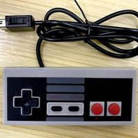 Manette de jeu filaire classique avec moteur de vibration, manette de jeu rétro pour Nintendo NES, manette de jeu pour console de jeu