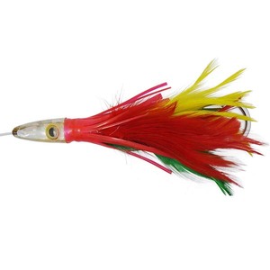 Pêche au large, balle teaser calmar leurres eau salée pêche à la traîne plumes gabarits entièrement gréé barre d'écartement - Product Image 2