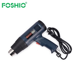 Pistola de Aire Caliente Ajustable con Enchufe <span class=keywords><strong>para</strong></span> EE. UU. y UE, Pantalla Digital de Temperatura, Pistola de Calor Portátil <span class=keywords><strong>para</strong></span> Encoger Vinilo - Product Image 4