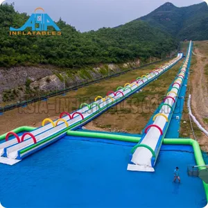 流行的1000ft slip n slide充气滑梯成人和儿童城市