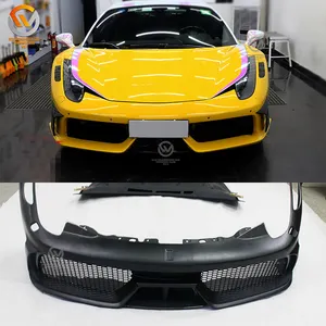 FRP 후드 보닛 페라리 F458 Speciale 스타일 앞 범퍼 키트에 적합