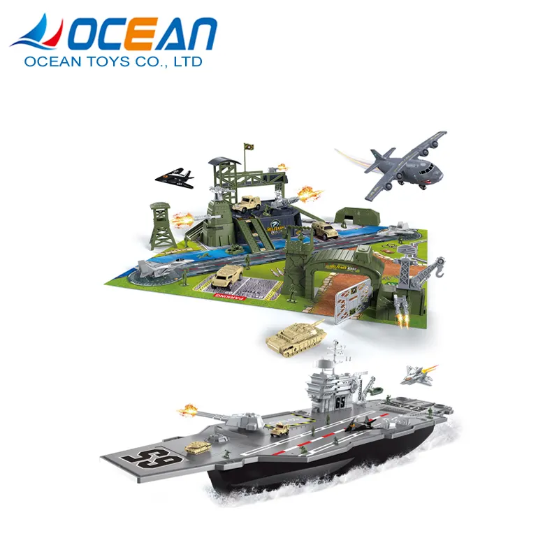 Высококачественный 3d игровой набор, военная база, игрушка с лодками, танковыми машинами, <span class=keywords><strong>солдат</strong></span>ами
