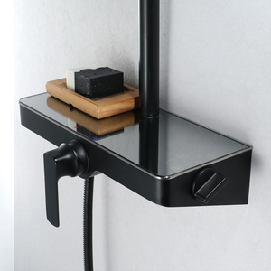 Grifo de ducha de baño de pared, mezclador de agua fría y caliente, juego de grifo de ducha de lluvia - Product Image 4