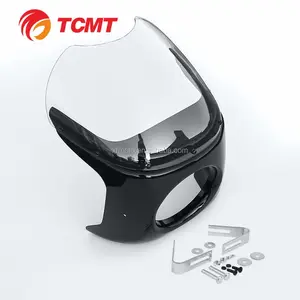 Tcmt XF2906E09-T Motor Universal 7 "Cafe RACER Lampu Hadiah & Kaca Pelindung Layar