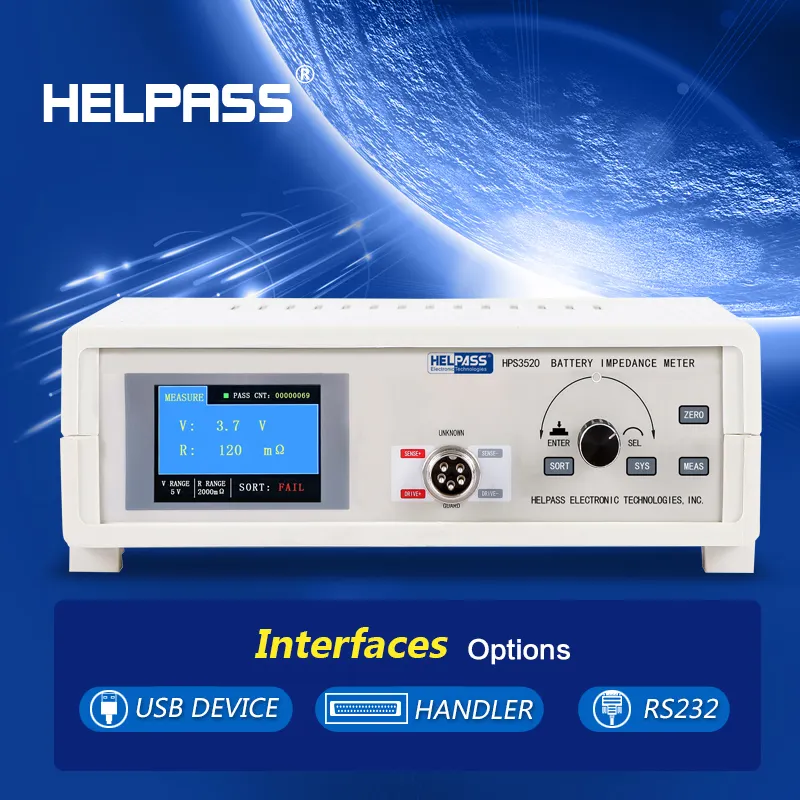 HPS3520 Portable high accuracy 18650 battery internal resistance tester