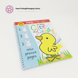 Stampa OEM UK Cancellabile Disegno Libro per Bambini con Rilegatura A Spirale - Product Image 3