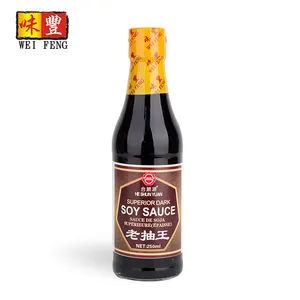Chinese Hoge Kwaliteit Natuurlijke Kruiden Donkere Sojasaus Voor Voedsel