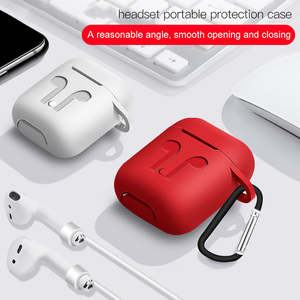 recién llegados los <span class=keywords><strong>Airpods</strong></span> caso auriculares cubierta protectora de silicona de carga de auriculares para los <span class=keywords><strong>Airpods</strong></span> de Apple - Product Image 6
