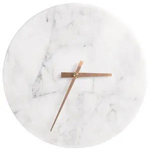 10 inch Creative Beautiful Nordic Natural Marble Wall Clock