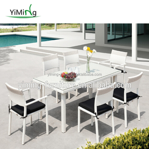 Meubles de jardin en osier, fait sur mesure, Table avec chaise, offre spéciale - Product Image 3