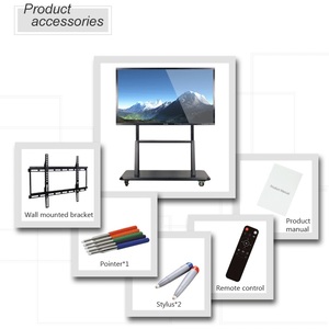 Penjualan terlaris 60 inci layar sentuh LCD papan pintar 10 poin layar sentuh interaktif papan putih semua dalam satu pc monitor - Product Image 6