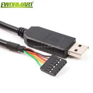 6pin ftdi ft232rl de usb a ttl serie, 5v cable de convertidor adaptador para arduino/cts rts