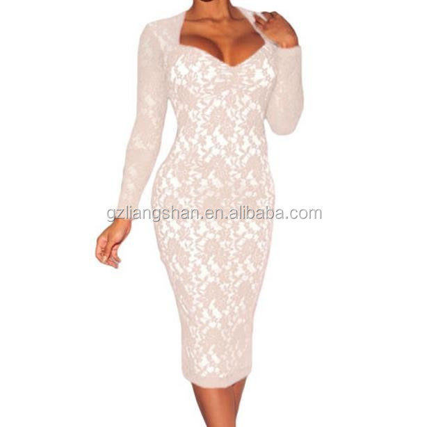 white dress with belt Shirt Dress with Belt White / XL/48