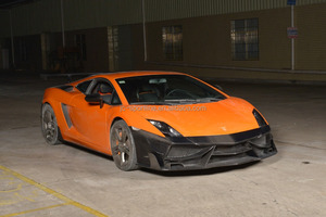 Fibre De carbone De Style D LP570 Pare-chocs avant pour Lamborghini <span class=keywords><strong>Gallardo</strong></span> LP550 LP560 LP570 08-14 - Product Image 2