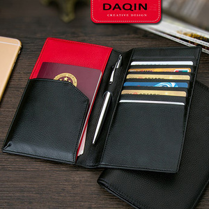 Nuevo patrón de cuero pu pasaporte cubierta en la aventura documento de viaje boletos pasaporte caso - Product Image 3