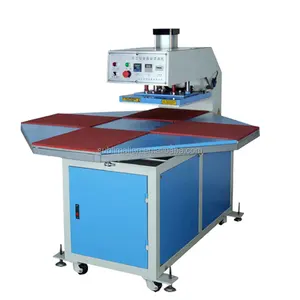 4 station Rotary worktable semi-automatic t-shirt heat press machine