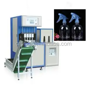 Semi Automatic Pet bottle blow machine,4 cavity auto dropping the bottle