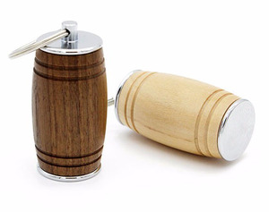 बियर बाल्टी लकड़ी चिप यूएसबी फ्लैश ड्राइव 4gb 8gb <span class=keywords><strong>16gb</strong></span> pendrive मुक्त लोगो के साथ - Product Image 2