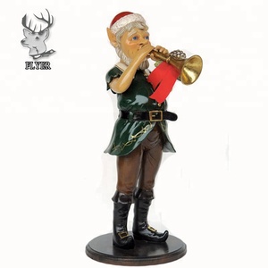 Amulette en fibre de verre, artisanat de noël, nouveau design, statue Elves - Product Image 6