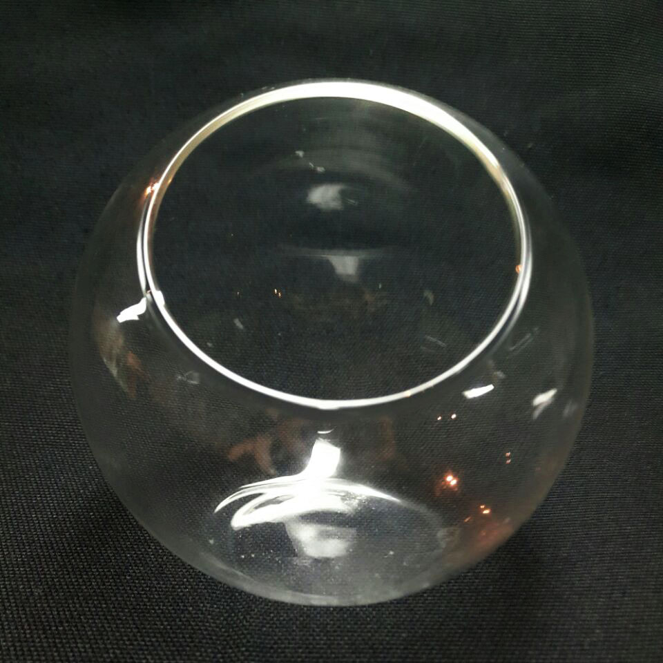 Большие декоративные крытый стеклянные чаши, растений, террариумных