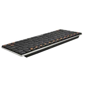 Isi Ulang 3.0 BT Cordless Ultra Thin Keyboard T1 dengan Gunting Struktur Tipe Ti Mini Keypad