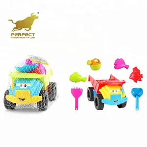 summer toy plastic kids beach sand toys set dump truck with shovel tool